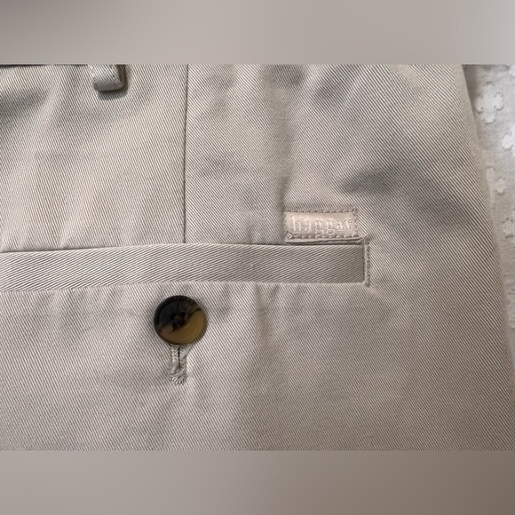 Haggar Premium No Iron Khaki Classic Fit Flat Front 38x32 - Picture 7 of 11